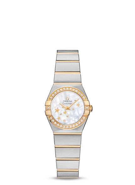 OMEGA Watches: Constellation Brushed Quartz - Steel-yellow gold on Steel-yellow gold - 123.25.24.60.05.001