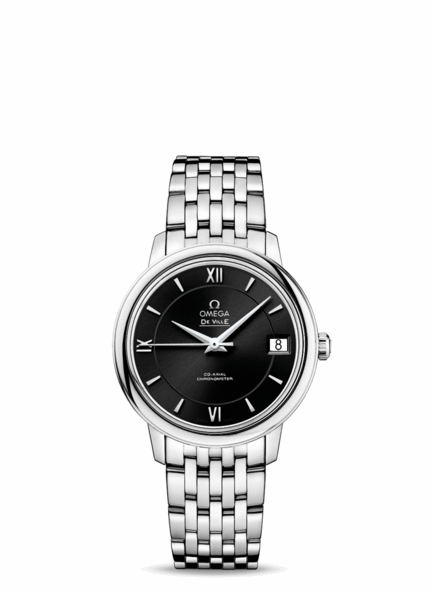 OMEGA Watches: De Ville Prestige Co-Axial - Steel on steel - 424.10.33.20.01.001