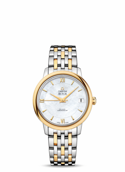 OMEGA Watches: De Ville Prestige Co-Axial - Steel-yellow gold on Steel-yellow gold - 424.20.33.20.05.001